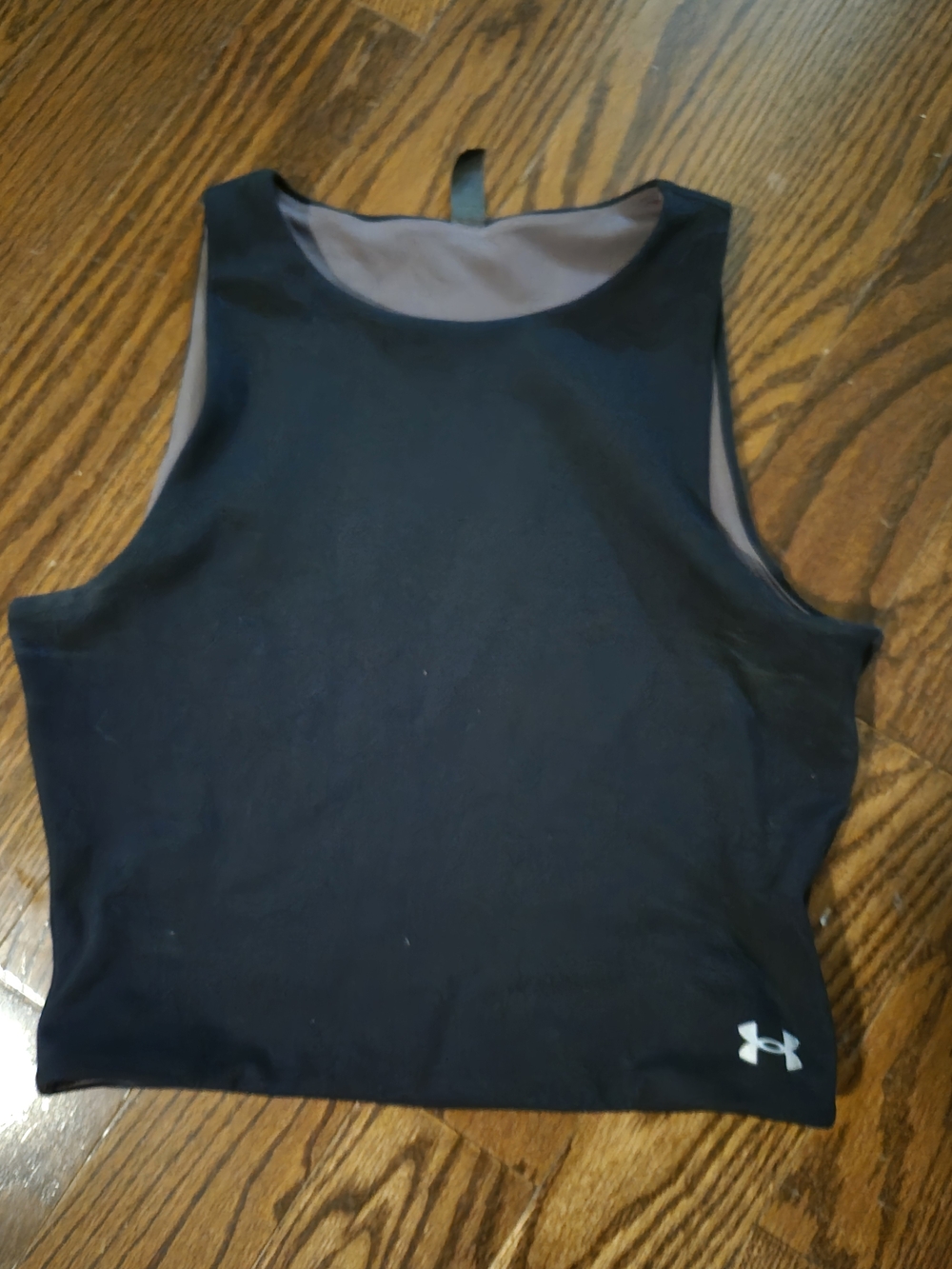 Jordan Black Athletic Top with Logo Tag